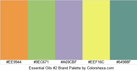 Essential Oils #2 Brand Colors Logo