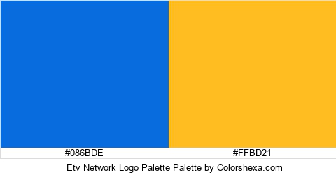 Etv Network Logo Palette Colors Logo