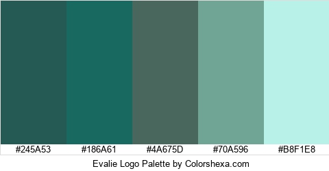 Evalie Logo Colors Logo