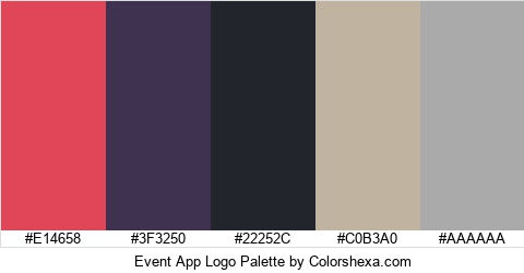 Event App Logo Colors Logo