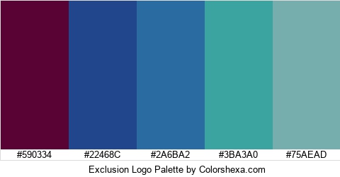 Exclusion Logo Colors Logo