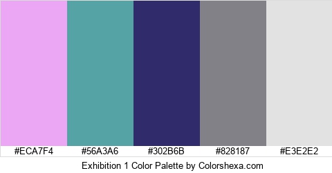 Exhibition 1 Color Colors Logo