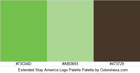 Extended Stay America Logo Palette Colors Logo