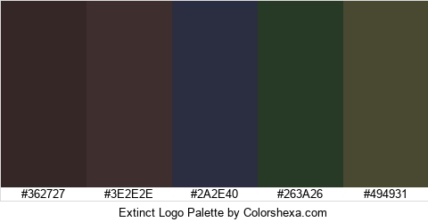 Extinct Logo Colors Logo