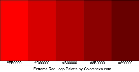 Extreme Red Logo Colors Logo