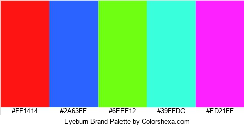 Eyeburn Brand Colors Logo