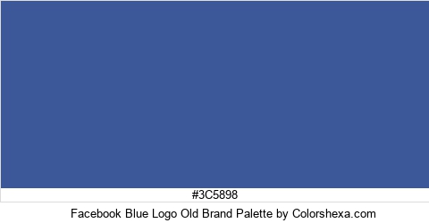 Facebook Blue Logo Old Brand Colors Logo