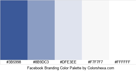 Facebook Branding Color Colors Logo