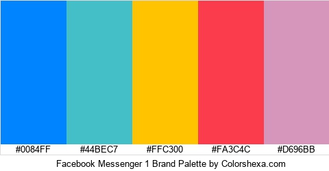 Facebook Messenger 1 Brand Colors Logo