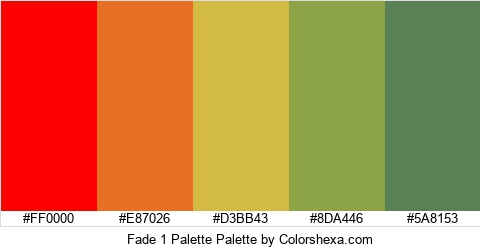 Fade 1 Palette Colors Logo