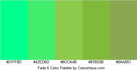 Fade 6 Color Colors Logo