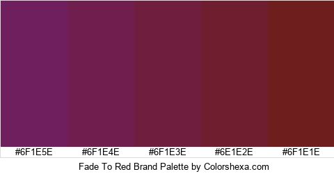 Fade To Red Brand Colors Logo