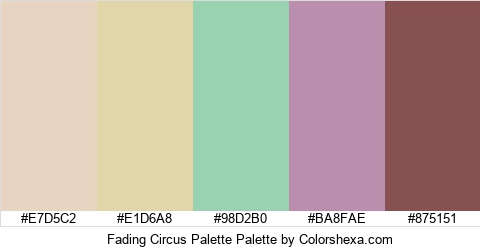 Fading Circus Palette Colors Logo