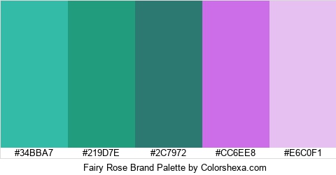 Fairy Rose Brand Colors Logo