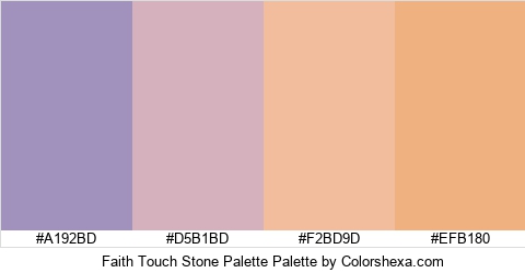 Faith Touch Stone Palette Colors Logo