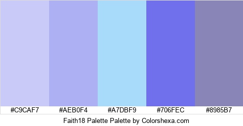 Faith18 Palette Colors Logo