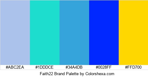 Faith22 Brand Colors Logo