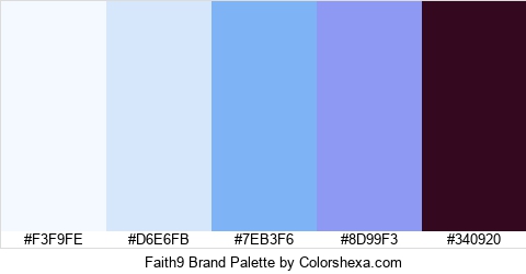 Faith9 Brand Colors Logo