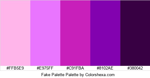 Fake Palette Colors Logo