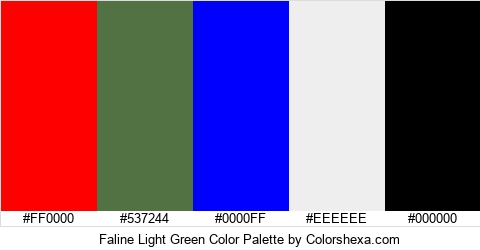 Faline Light Green Color Colors Logo