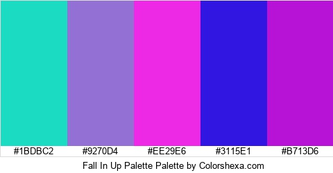 Fall In Up Palette Colors Logo