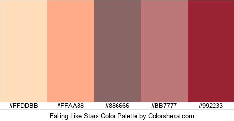 Falling Like Stars Color Colors Logo