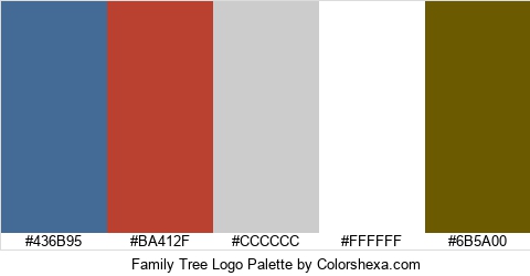 Family Tree Logo Colors Logo