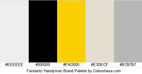Fantastic Handyman Brand Colors Logo