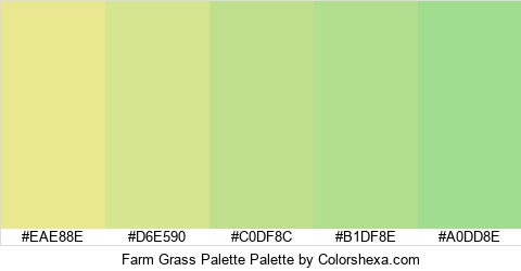 Farm Grass Palette Colors Logo