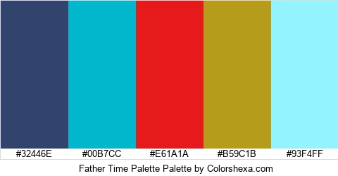 Father Time Palette Colors Logo