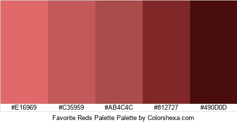Favorite Reds Palette Colors Logo