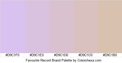 Favourite Record Brand Colors Logo