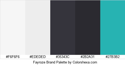 Fayroze Brand Colors Logo