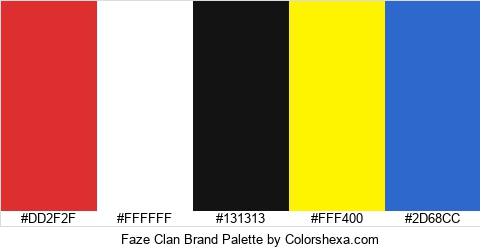 Faze Clan Brand Colors Logo