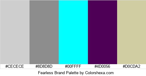 Fearless Brand Colors Logo