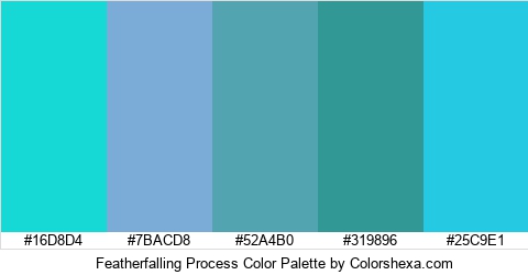 Featherfalling Process Color Colors Logo