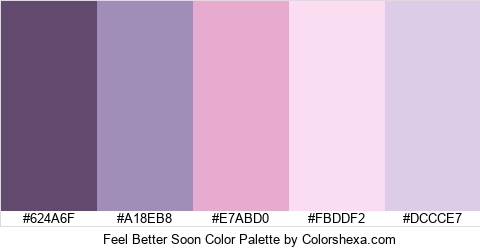 Feel Better Soon Color Colors Logo