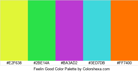 Feelin Good Color Colors Logo
