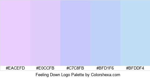 Feeling Down Logo Colors Logo