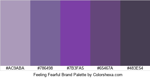 Feeling Fearful Brand Colors Logo