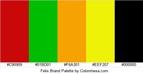 Felix Brand Colors Logo