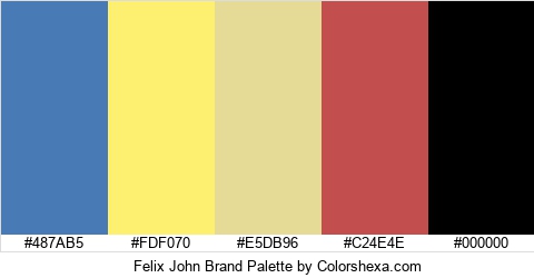Felix John Brand Colors Logo