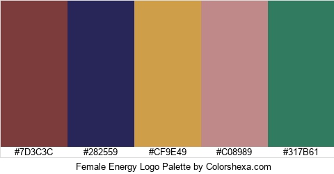 Female Energy Logo Colors Logo