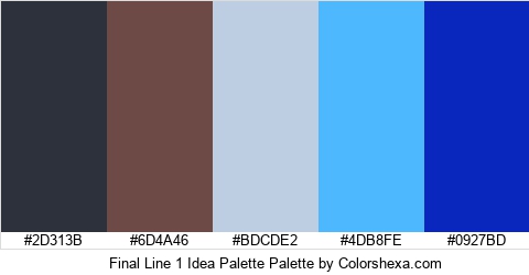 Final Line 1 Idea Palette Colors Logo