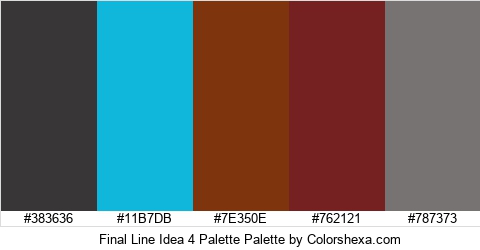 Final Line Idea 4 Palette Colors Logo