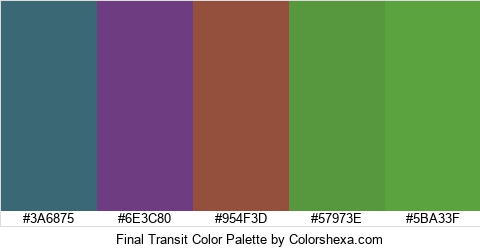 Final Transit Color Colors Logo