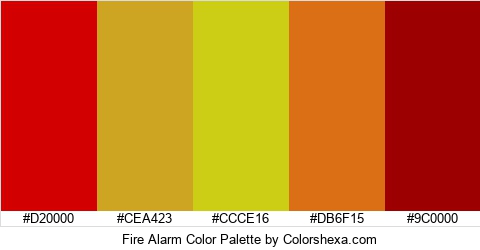Fire Alarm Color Colors Logo