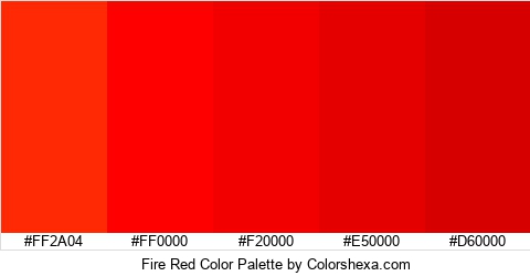 Fire Red Color Colors Logo