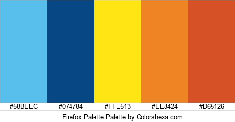 Firefox Palette Colors Logo