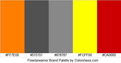Firestarwarrior Brand Colors Logo